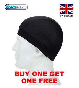 Moisture Wicking Cooling Cycling Skull Cap Helmet Inner Liner Beanie sports UK - Picture 1 of 9