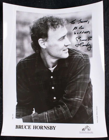 Bruce Hornsby 8x10 Autographed Photo American Singer-Songwriter Cover
