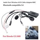 Replace Old Parts with AUX Cable Adaptor+MIC for Honda GL1800 Perfect Fit
