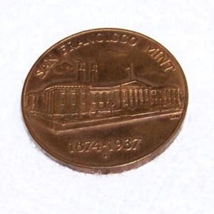 San Francisco Mint Treasury Department Bronze Commemorative Coin !SHIPS FREE! - Picture 1 of 2