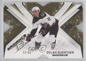 2022-23 SPx Radiance F/X Rookies Gold /99 Dylan Guenther #RFX-86 Rookie RC