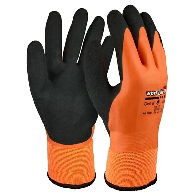 Arbeitshandschuhe Winter komplett gefüttert, Thermo wasserdicht Gr. 8-12 - Bild 1 von 4