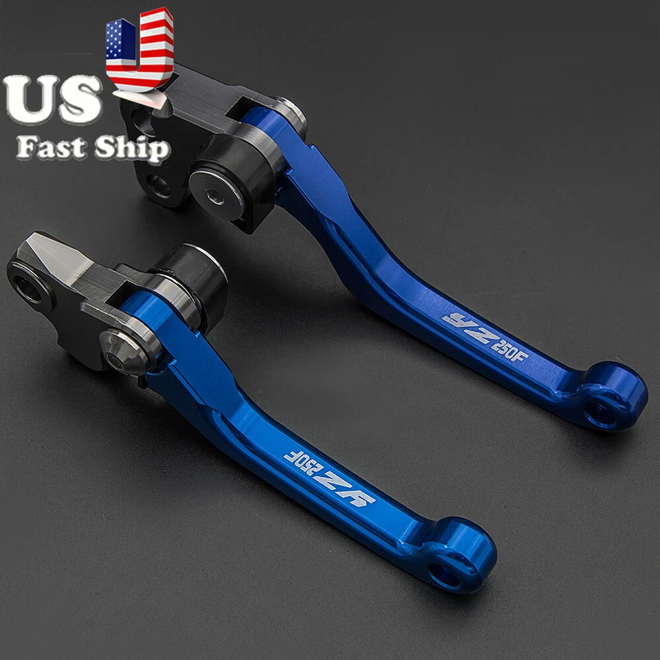 Palanca de freno embrague 10 dirtbike para YZ125/250 08-14 2013 2012 2011 con logotipo YZ250F Foto 1 de 4
