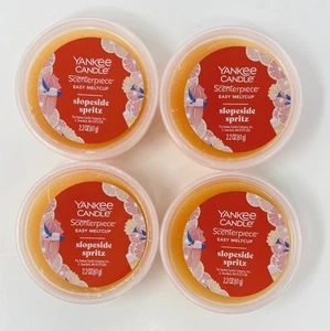 4 YANKEE CANDLE SLOPESIDE SPRITZ SCENTERPIECE EASY MELTCUP 2.2OZ REFILL MELT CUP - Picture 1 of 4