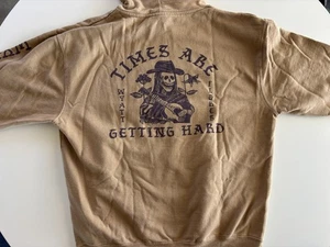 Rare Wyatt Flores Times Are Getting Hard Reaper Hoodie Pullover Sz XL - Picture 1 of 9