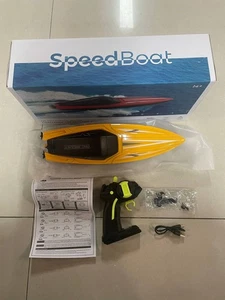 Ferngesteuertes Boot 2 4 GHz Wasserdicht Hohe Geschwindigkeit Spielzeug Rot - Bild 1 von 22