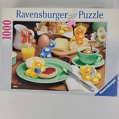 Having Breakfast Gelini Puzzle Ravensburger 1000 Pc 15 869 0 COMPLETE 2002 RARE - Image 1 of 4