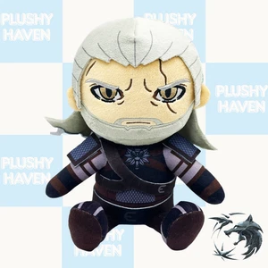The Witcher Geralt Of Rivia 8" Stuffed Plushy TV Character Movie Collectable - Picture 1 of 7