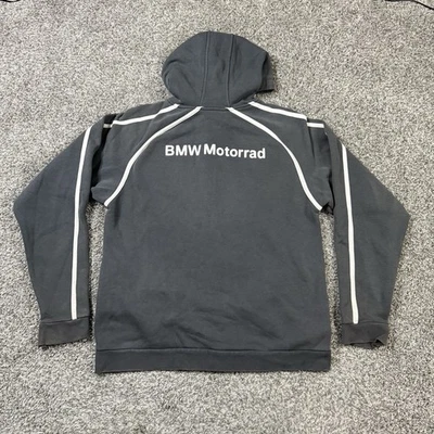 Y2K BMW Sudadera con Capucha Chaqueta Para Hombre Grande Negra Cremallera Completa Sudadera con Capucha Foto 1 de 4