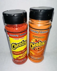 2x Cheetos Pulver Gewürze: Flamin’ Hot & Cheese - Bild 1 von 2