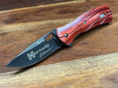 Cuchillo plegable Buck USA 345 Vantage Select 2011 palo de rosa hoja negra Foto 1 de 4