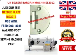 JUKI DNU-1541 WALKING FOOT NEEDLE PLATE (18030) INDUSTRIAL SEWING MACHINE PART - Picture 1 of 5