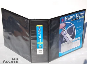 Avery 79604 Heavy Duty Storage 3 EZD Rings Binder 4'' Dark Black - Picture 1 of 12