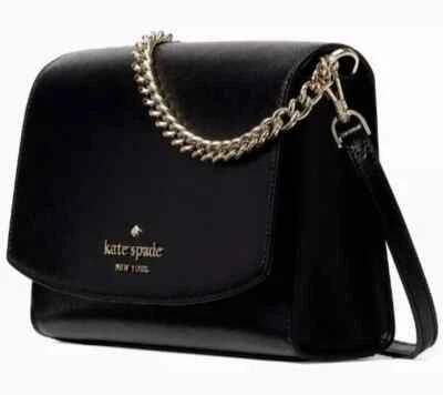NWT Kate Spade Carson Convertible Crossbody Clutch Handbag Black WKR00119 - Image 1 of 4