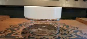 Vintage Pyrex See N Store canister 1970s White Twist Lid And Seal 4 x 6 storage - Picture 1 of 10