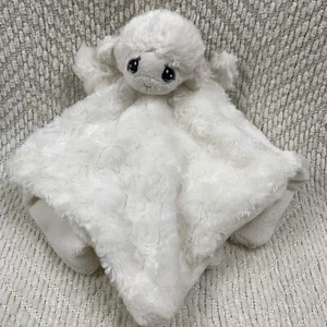 Precious Moments Lovey Lamb Sheep White Plush 12" Baby Security Blanket Puppet - Picture 1 of 15