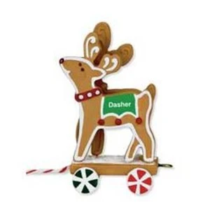 2009 Hallmark Ornament ~ Santa Sleigh Collection - Dasher Dancer ~ QRP4705 NIB - Picture 1 of 1