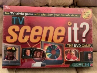 TV Scene It The DVD Game The TV Trivia Game New & Sealed By Mattel 2005 - Image 1 of 4