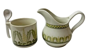 Estee Lauder ALIAGE Perennials English Garden Porcelain Creamer Pitcher &Jar - Picture 1 of 14