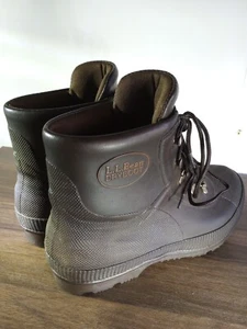 Vintage LL BEAN Women's 7" Brown Dry Boots Handmade by Viking size 41 EU-9.5 US - Picture 1 of 16