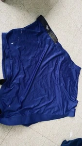 SLEAZY Equine UNDERWEAR Bra Blue Prevents SHOULDER Rubs Size Large - Picture 1 of 4