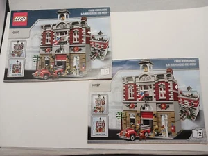 Lego 10197 Feuerwehr Bedienungsbücher/Handbücher 1 & 2 nur Anleitung - Bild 1 von 5