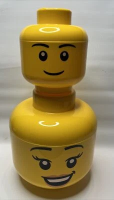 LEGO X Target Storage Head Large 8" Wide Small Exclusive 2 Heads - Image 1 of 4