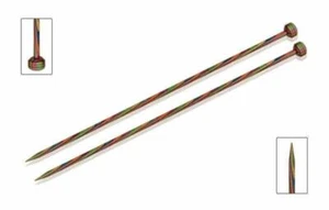 KnitPro Symfonie Wood Straight / Single Point Knitting Needles - 25cm / 10" pair - Picture 1 of 1