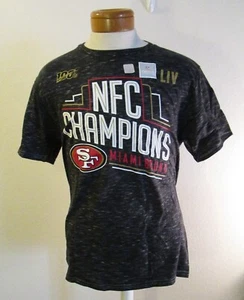 NWT Fanatics San Francisco 49ers Mens 2019 NFC Champions Locker Room T-Shirt M - Picture 1 of 2