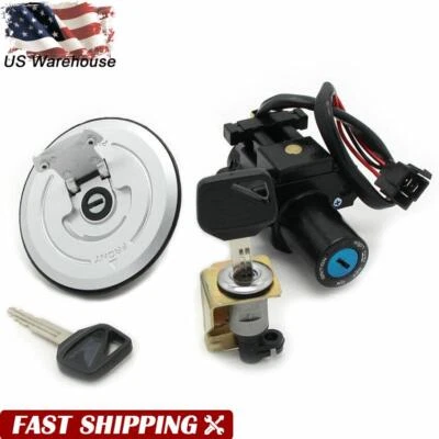Ignition Switch Fuel Gas Cap Lock Set for Honda CBR300R 2015-2022 CBR250R 11-13 Foto 1 de 4