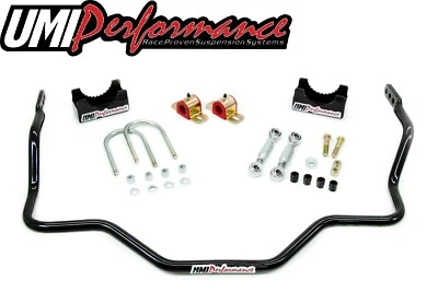 Barra estabilizadora trasera 73-87 Chevrolet C10 GMC C15 C1500 UMI, 1" NEGRA ajustable *6443 Foto 1 de 4