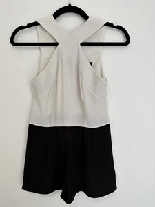 Girls New Look Age 9 Smart Black And White Playsuit Outfit - Picture 1 of 3