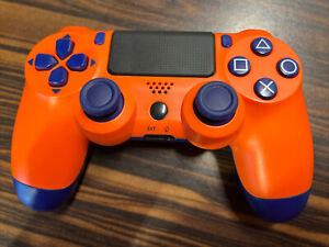 EAC Wireless Bluetooth Gamepad Game Controller for PS4/PS4 Slim/PS4 Pro, Orange
