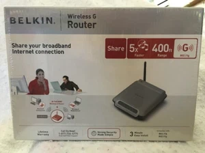 Belkin Wireless G Router F5D7230-4 P57612-A New Sealed Free Shipping - Picture 1 of 12