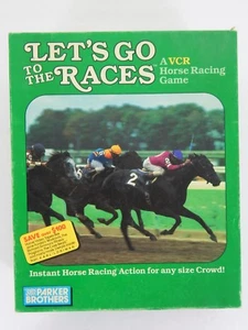 Vintage Let's Go to the Races Parker Brothers VCR Horse Racing Game Never Played - Picture 1 of 4