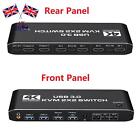 4K 60Hz 2 In 2 Out Usb 3.0 Hdmi Kvm Switch 2X2 Dual Monitor Extended Display