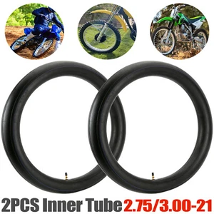 2pcs 2.75/3.00-21” Replacement Inner Tube 80/100-21(300/325-21) with TR4 Staight - Picture 1 of 12
