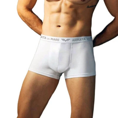6 Boxer uomo Armata di Mare in cotone elasticizzato a vita bassa art GT103 - Immagine 1 di 2