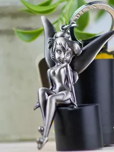 Disney's Tinker Bell Large Pewter Keychain - Picture 1 of 3