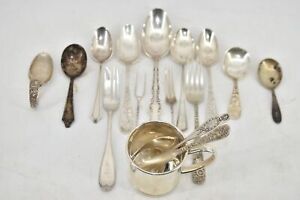 (16) Pieces Of Assorted Sterling Silver 384 Grams (7421K)
