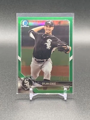 2018 Bowman Chrome Dylan Cease BCP175 Green Refractor /99 | Chicago White Sox - Image 1 of 2