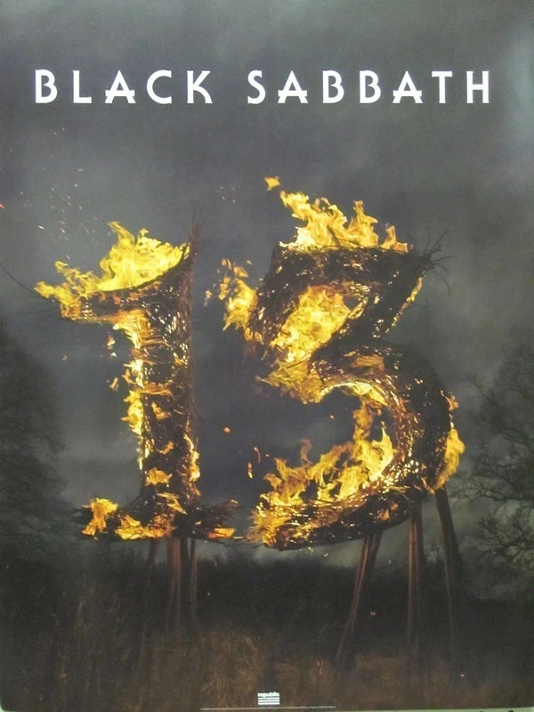 Black Sabbath Ozzy Osbourne 2013 "13" Promotional Poster Flawless New Old Stock - Image 1 of 1