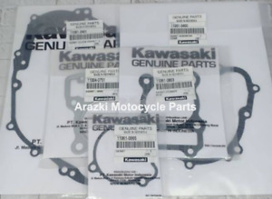 GENUINE NEW KAWASAKI KLX150 KLX-150 KLX 150 ENGINE GASKET SET (QTY 5)