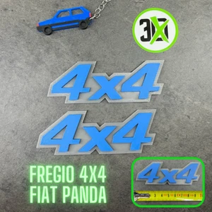 Fregi Panda 4x4 - Blu Grigio personalizzazione Gratuita - Foto 1 di 6