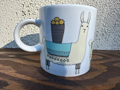 Taza de café blanca de cerámica de alpaca Llama de Danica Studio Foto 1 de 4