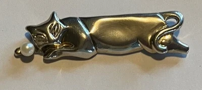 Tiffany Sterling Silver Pendant or Pin with Pearl Accent - Image 1 of 4