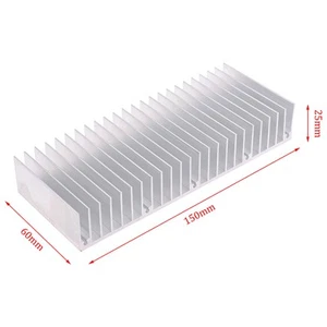 150x60x25mm Radiator Aluminum Heatsink Extruded Heat sink for LED Electronic.NZ - Afbeelding 1 van 12