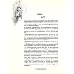 Arte de pared kitsch retro poema años 70 Century Farm Lansing Christman SF9 - Imagen 1 de 2