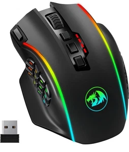 Wireless Gaming Mouse, MMO Gaming Mouse UP 16,000 DPI, 16 Macro Programmable ... - Picture 1 of 3