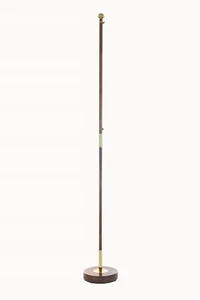 Mástil dorado de madera completo para oficina - Imagen 1 de 1